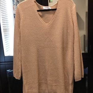 Tan sweaterdress